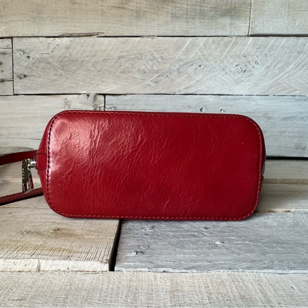 HOBO Red Leather Crossbody Bag - Picture 7 of 10